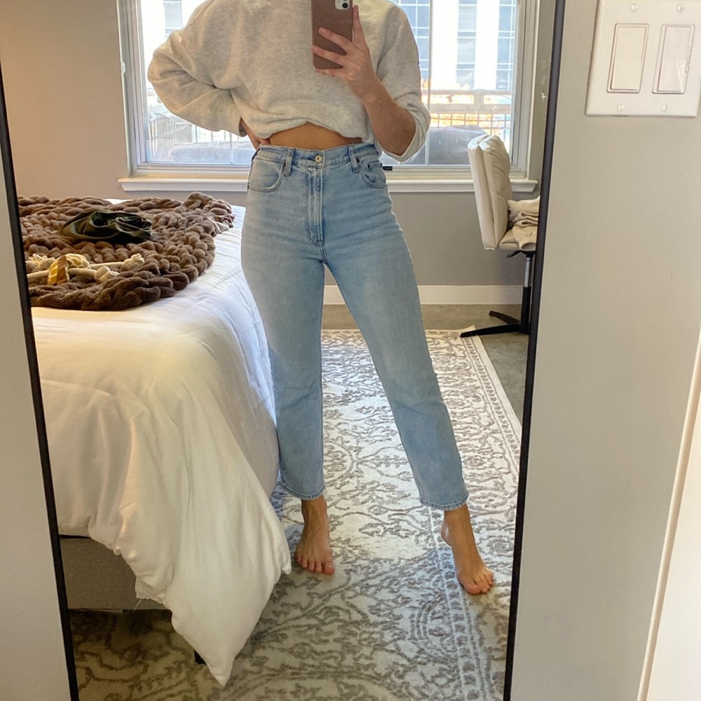 Abercrombie & Fitch Size 26/2 Ultra High Rise Ankle Straight